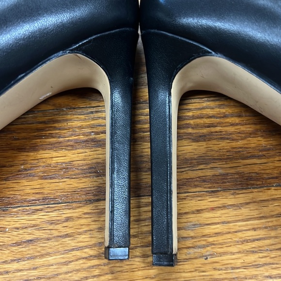 NINE WEST | Tatiana pointy toe leather pumps/heels black - Picture 14 of 16